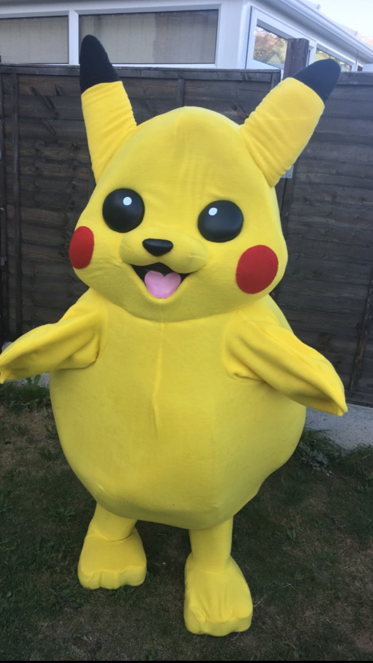 Pokemon Pikachu Mascot Hire - Event Mascots Costume Hire