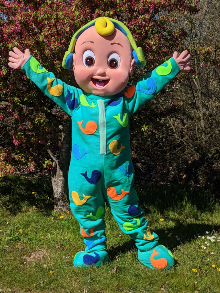cocomelon mascot for parties
