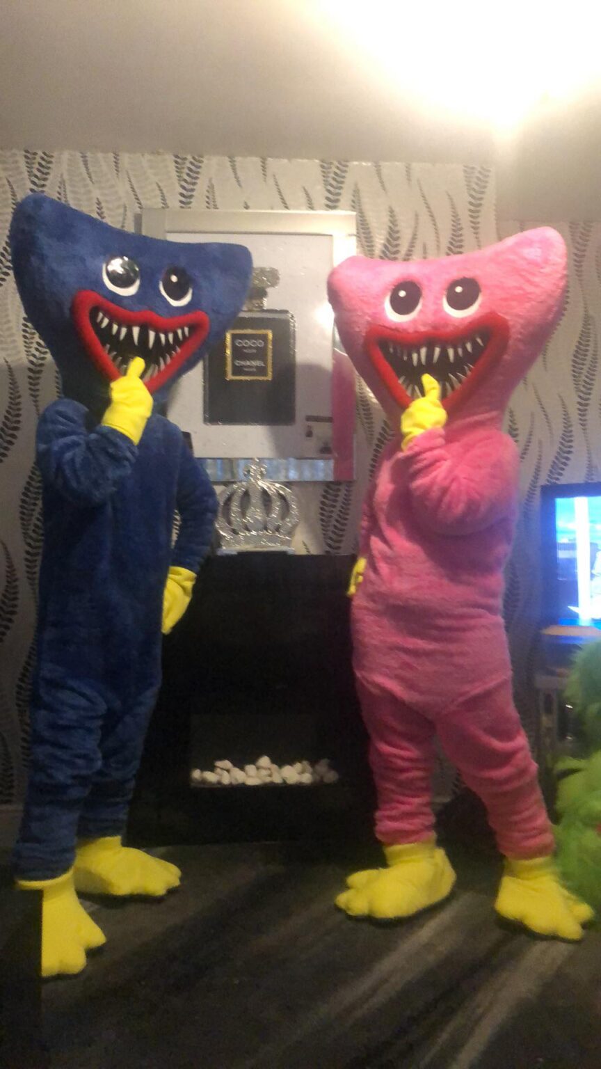Huggy Wuggy Poppy Event Mascots Costume Hire