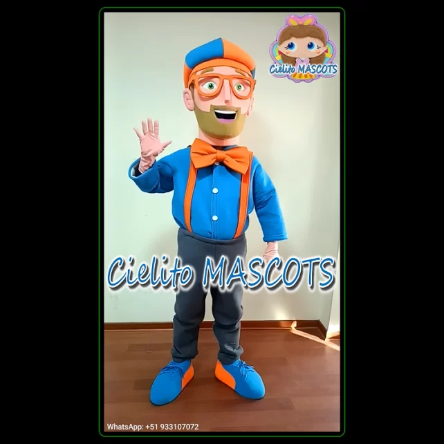 BLIPPI Mascot Costume Event Mascots Costume Hire